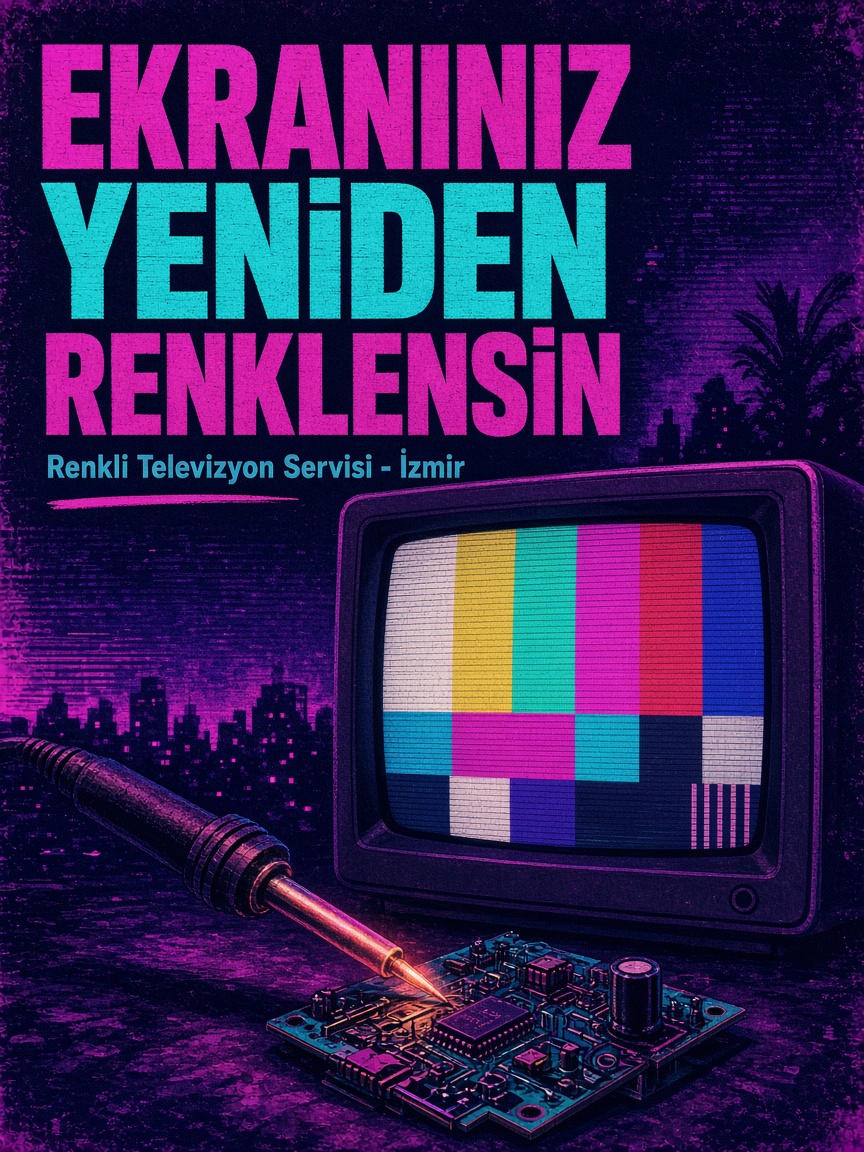 Renkli Televizyon Servisi İzmir televizyon tamiri